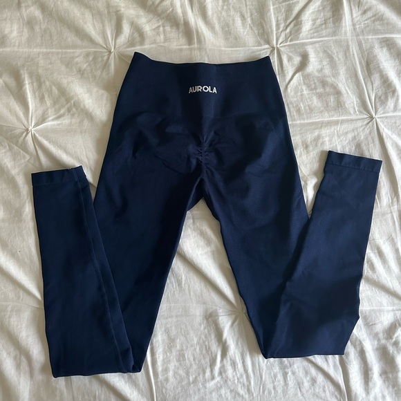 Navy Blue Leggings - Picture 2 of 3